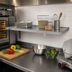 Thumbnail image #2 for Eagle Group 60-Inch x 24-Inch Solid 18-Gauge 304 Stainless Steel Shelf with Marine Edge