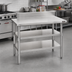 Thumbnail image #2 for Eagle Group Adjustable Stainless Steel Work Table Undershelf, 48