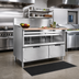 Thumbnail image #2 for La Rosa Refrigeration 90-Inch x 26-1/2-Inch Dry-Drawer Equipment Stand with Stainless Steel Top, 4 Drawers, and Richlite Cutting Board