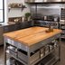Thumbnail image #2 for Appalachian Red Oak Blended Edge Grain Island Countertop, 60 x 36 x 1-1/2 Inch, Oil Finish