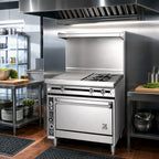 Thumbnail image #2 for Jade Range (Middleby) Titan JTRH-18G-1HT-36 36-Inch Natural Gas Range with 18-Inch Griddle, 18-Inch Hot Top and Standard Oven