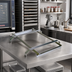 Thumbnail image #2 for BK Resources 18 x 24 Inch Stainless Steel Tray Slide Rack Guide