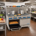 Thumbnail image #2 for Comstock-Castle F3226-2RB 60-Inch Stainless Steel Gas Range with 6 Star Burners, 24-Inch Char-Broiler, and 2 Standard Ovens