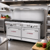 Thumbnail image #2 for Southbend Ultimate 60-Inch Commercial Gas Range with 6 Open Burners, 24-Inch Charbroiler, and 2 Cabinets
