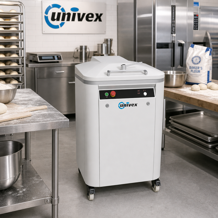 Product image #2 for Univex Automatic Hydraulic Square Dough Divider, 10-Piece, 1,200 Pieces/Hour
