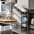 Thumbnail image #2 for Wireworks Countertop Cup & Lid Organizer with 2 Cup Dispensers, 180-Cup Capacity