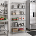 Thumbnail image #2 for Red-i-Pak 5-Tier Wire Shelving Unit, 36 Inches Wide x 18 Inches Deep x 74 Inches High, Chrome Finish