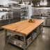 Thumbnail image #2 for Appalachian Red Oak Blended Rails Edge Grain Island Countertop, 108 x 38 x 1-1/2 Inches