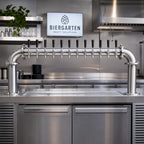 Thumbnail image #2 for Micro Matic USA Biergarten BG-U-12KR U-Shaped 2-Column 12-Faucet Countertop Glycol-Cooled Stainless Steel Draft Beer Tower