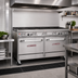 Thumbnail image #2 for Southbend Ultimate 60-Inch Gas Restaurant Range with 9 Burners and 2 Convection Ovens