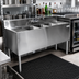 Thumbnail image #2 for CHOICE by Glastender Stainless Steel Three Compartment Underbar Sink Unit, 36