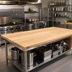 Thumbnail image #2 for Boos Block KCT6027-V 60 Inch x 27 Inch Edge Grain Maple Kitchen Countertop with Varnique Finish