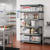 Thumbnail image #2 for MetroMax 4 5-Shelf Add-On Polymer Shelving Unit, 48 Inch W x 18 Inch D x 74 Inch H