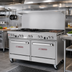 Thumbnail image #2 for Southbend Ultimate 60-Inch Gas Restaurant Range with 6 Burners, 24-Inch Charbroiler, Standard Oven and Cabinet Base