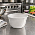 Thumbnail image #3 for American Metalcraft Jane White 7 oz. Round Melamine Bouillon Cup