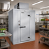 Thumbnail image #2 for Polar-Pak Indoor Floorless Walk-In Cooler with Top-Mounted Self-Contained Refrigeration, 6 Ft x 8 Ft x 8 Ft 7 In