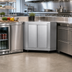 Thumbnail image #3 for KoolMore Outdoor Stainless Steel Corner Cabinet with 2 Hinged Doors, 26 Inch