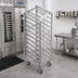 Thumbnail image #2 for Baxter Heavy Duty Stainless Steel Single End Load Rack for Single Rack Ovens, 15 Slides