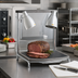 Thumbnail image #2 for Vollrath Contoured Countertop Carving Station with Dual 250W Heat Lamps and Tempered Glass Breath Guard, 24-1/2