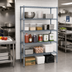 Thumbnail image #2 for Quantum 5-Shelf Stationary Wire Shelving Starter Kit, 48