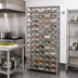 Thumbnail image #2 for Quantum Heavy Duty Stationary Wire Shelving Unit with 13 Shelves and 60 Clear Bins, 36