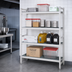 Thumbnail image #2 for Fermostock 4-Tier Stationary Starter Polymer Shelving Unit, 71