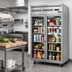 Thumbnail image #2 for Everest Refrigeration ESGR2 Two-Section Glass Door Reach-In Refrigerator, 48 Cu. Ft., Top-Mounted Self-Contained R290