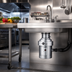 Thumbnail image #2 for InSinkErator SS-200 Commercial Food Waste Disposer Package, 2 HP, Sink Mount, #7 Collar Adaptor