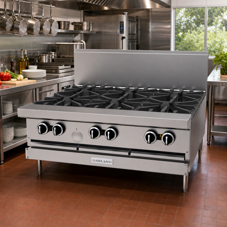 Product image #2 for Garland G Starfire Pro G36-6T 36-Inch Natural Gas Modular Restaurant Range with 6 Open Burners