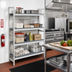 Thumbnail image #2 for Fermostock 4-Tier Stationary Starter Polymer Shelving Unit, 35W x 14D x 83H, Gray