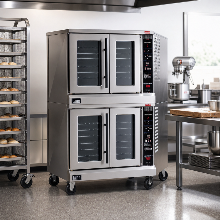 Product image #2 for Lang Strato Series 2-Deck Full-Size Electric Bakers Depth Convection Oven