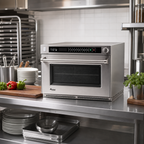 Thumbnail image #2 for Amana Commercial AMSO22 Heavy-Duty Countertop Microwave Steamer Oven, 1.6 Cu. Ft., 2200W Output