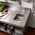 Thumbnail image #2 for Eagle Group Single Compartment Self-Rimming Drop-In Sink with No Deck, 10 x 14 x 5 Inch Bowl, 20-Gauge 304 Stainless Steel