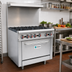 Thumbnail image #2 for 36-Inch Heavy Duty Gas Range with 6 Open Burners and Standard Oven