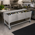 Thumbnail image #3 for 36 x 24 x 29-1/2-Inch Mobile Stainless Steel Bar Ice Chest with 5-Inch Locking Casters