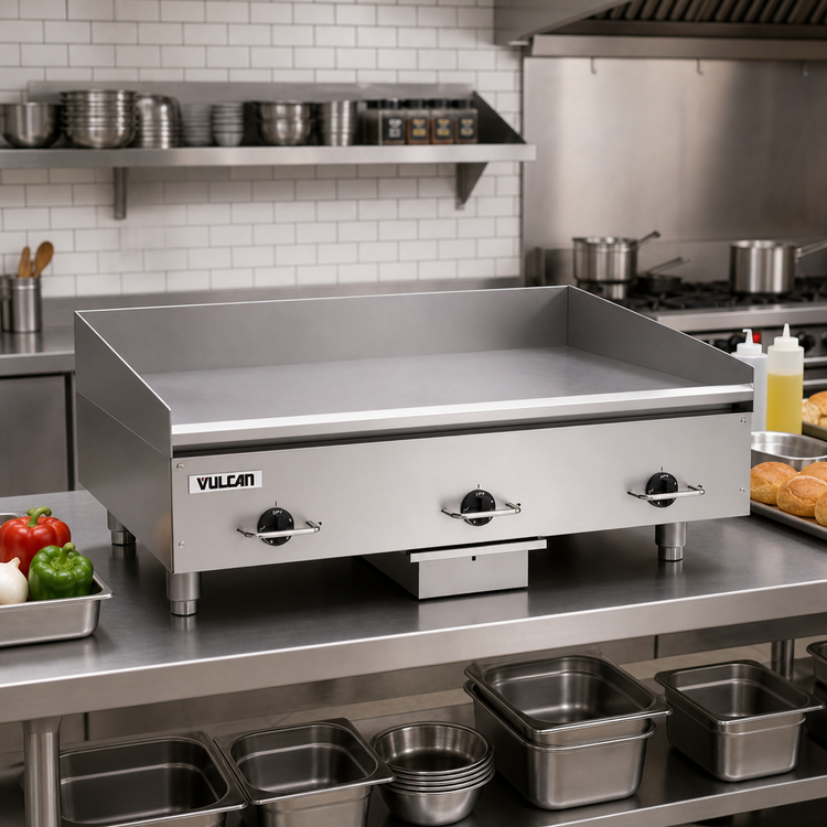 Product image #2 for Vulcan HEG36E 36-Inch Heavy Duty Electric Countertop Griddle
