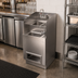 Thumbnail image #2 for Krowne Royal Series Freestanding Underbar Hybrid Hand/Dump Sink, 18 Inch x 24 Inch, 2-Bowl
