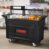 Thumbnail image #2 for Cambro 6-Inch Black Merchandising Display Accessory for CVC75 Vending Cart
