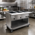 Thumbnail image #2 for Spec-Master PHT4CB-240-3 Portable Electric Hot Food Table with (4) Wells