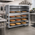 Thumbnail image #2 for Hatco PDH-55T Electric Triple Shelf Heated Shelf Display Unit with Base and Overhead Heat, 9-Pizza Capacity