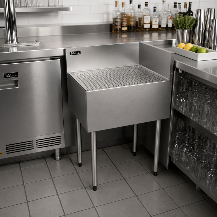 Product image #3 for Perlick Top Shelf TS90LIC 24-Inch Left Inside Corner Underbar Drainboard