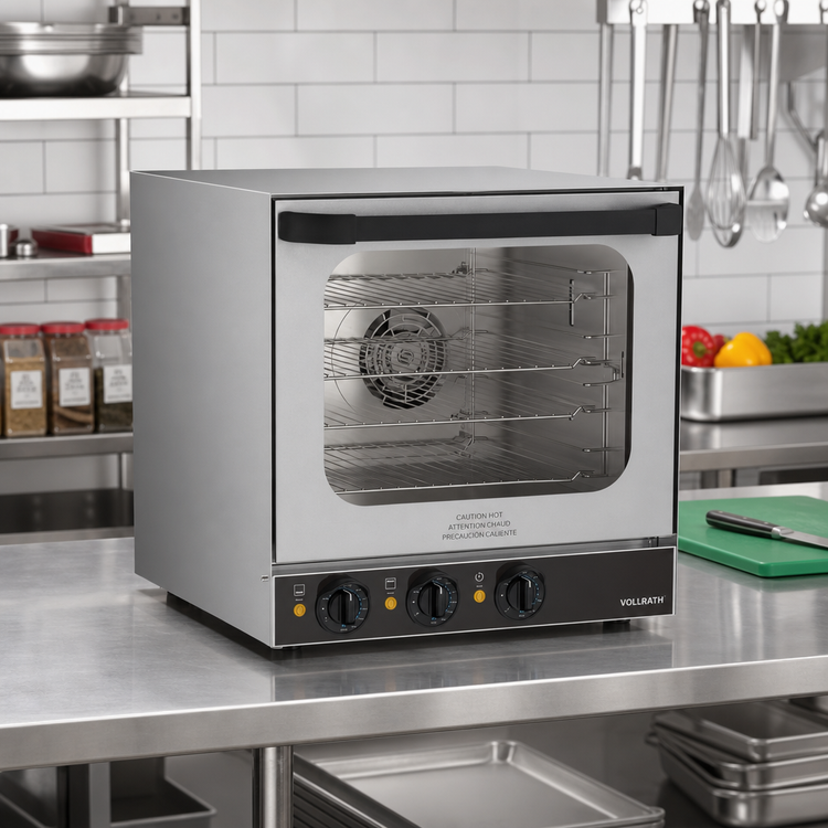 Product image #3 for Vollrath Half-Size Standard Countertop Convection Oven, 4-Pan Capacity, 208-240V
