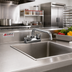 Thumbnail image #2 for Eagle Group 1800 Series Splash-Mounted Standard Faucet with 10-Inch Spout, 4-Inch Centers