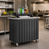 Thumbnail image #3 for Cambro CamBar 54-Inch Designer Decor Portable Beverage Bar with 100-lb Ice Sink and 5-Bottle Speed Rail
