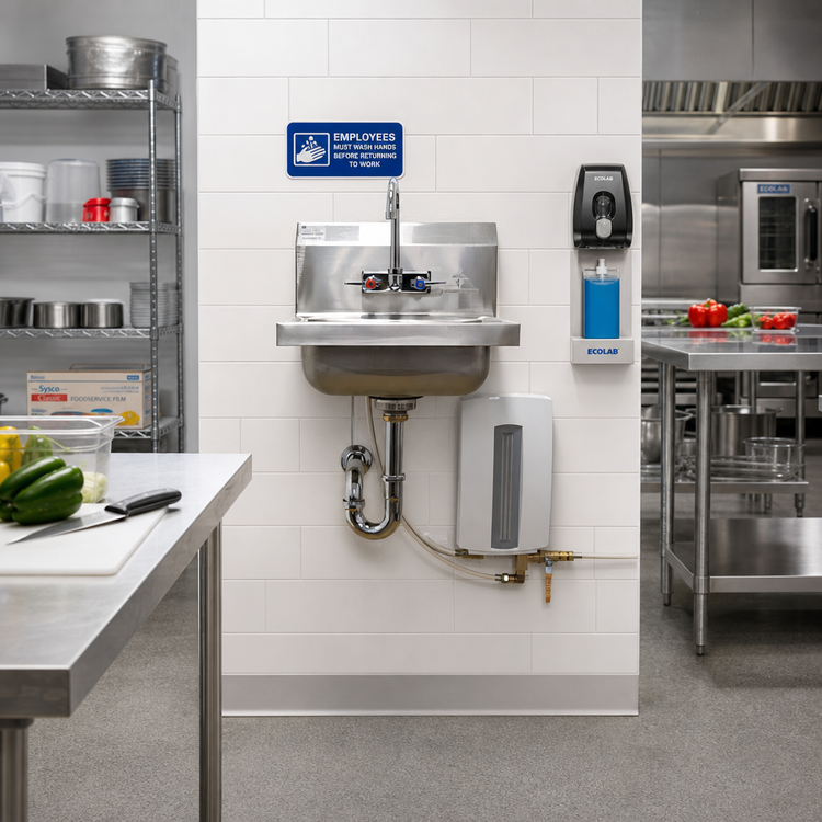 Product image #2 for Advance Tabco 7-PS-92 Tankless Electric Sanitizing Sink Water Heater