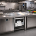 Thumbnail image #1 for Duke HotFrost RHF2-SL Recessed Hot/Cold Switchable Slimline Drop-In Food Well