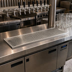 Thumbnail image #2 for Micro Matic USA DP-820D-36 36-Inch x 8-Inch Surface-Mount Stainless Steel Drip Tray Trough with Perforated Screen
