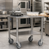 Thumbnail image #2 for Proluxe UT1330 Stainless Steel Utility Dough Press Table with Undershelf and Locking Casters