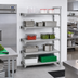 Thumbnail image #3 for Cambro Camshelving Premium 5-Shelf Solid Stationary Add-On Polymer Shelving Unit, 24 x 54 x 84 Inches, Speckled Gray