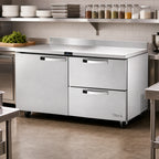 Thumbnail image #2 for True Mfg. - General Foodservice SPEC SERIES TWT-60D-2-HC~SPEC3 60-Inch Stainless Steel Worktop Refrigerator, 1 Door, 2 Drawers